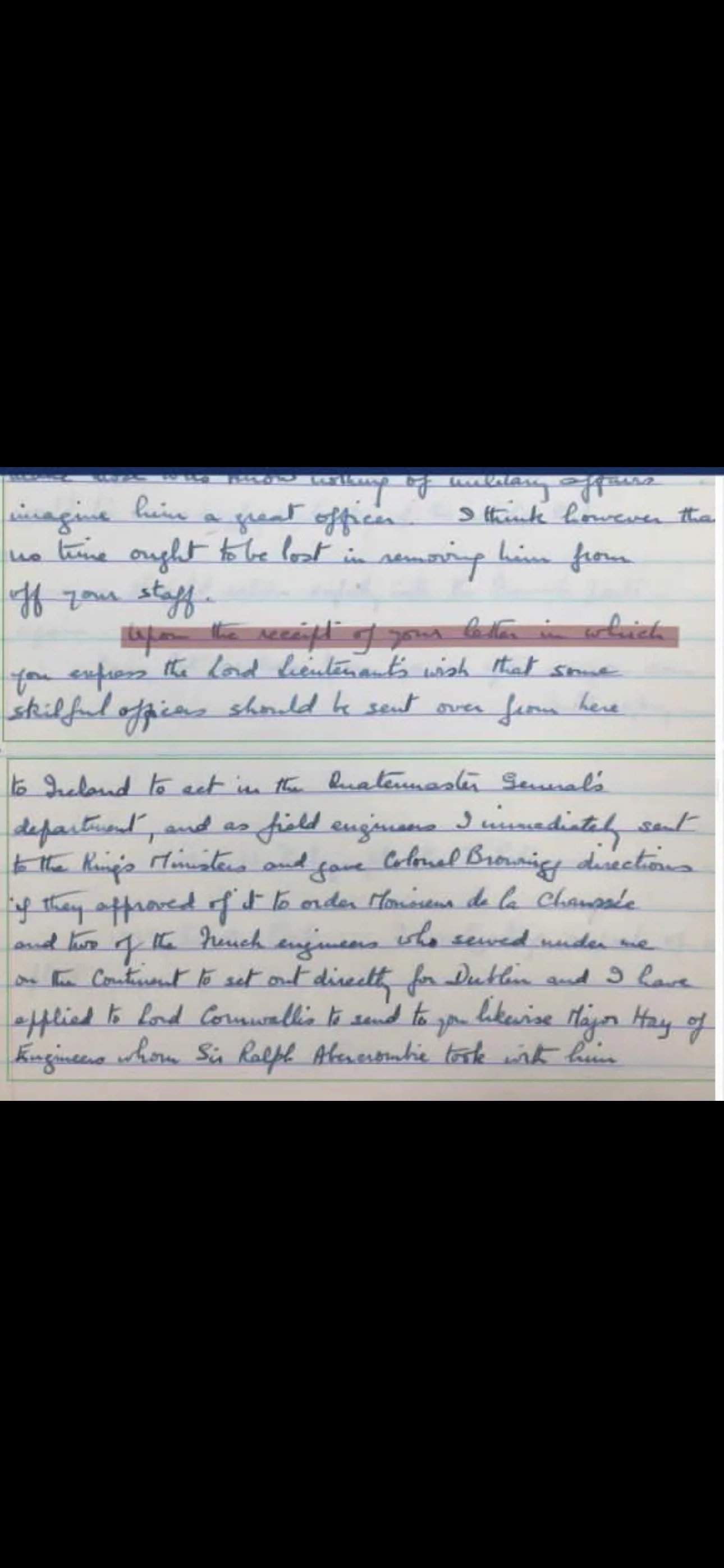 handwritten text on paper cursive to text